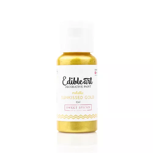 Sweet Sticks Edible Art Paint -Metallic Sunkissed Gold